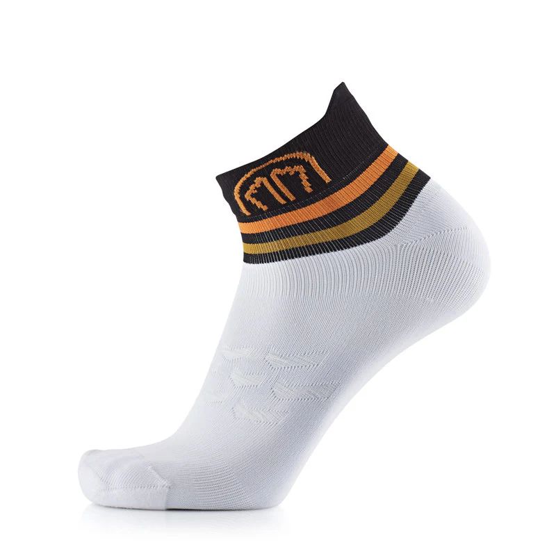 Ponozky Sidas Run anatomic Light Ankle white black 3